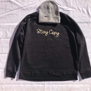 Time and true crewneck sweater